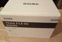 sigma 70mm f/2.8 dg art Sony E Macro S/N 53128133