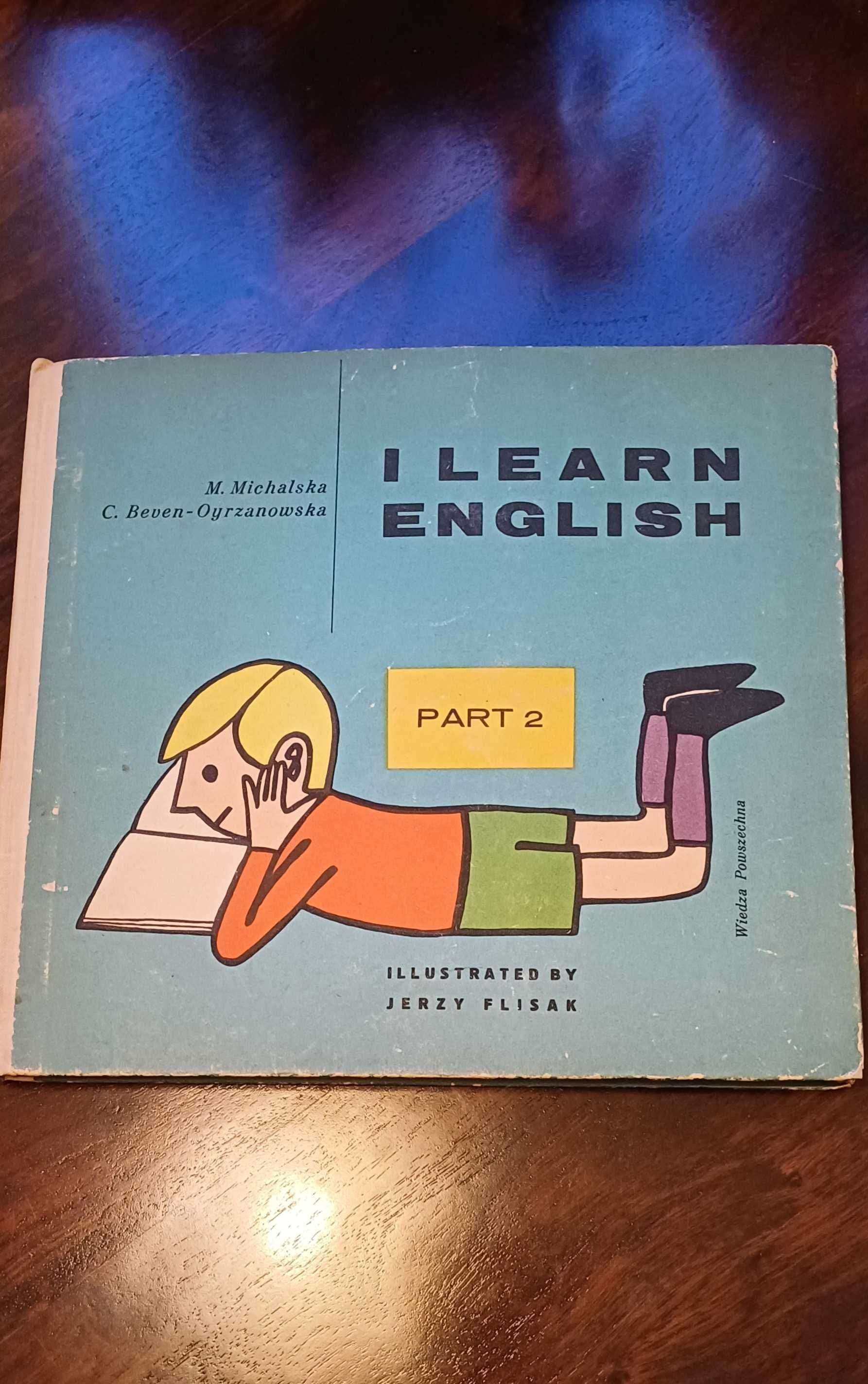Książki do nauki angielskiego dla dzieci "I LEARN ENGLISH" M.Michalska