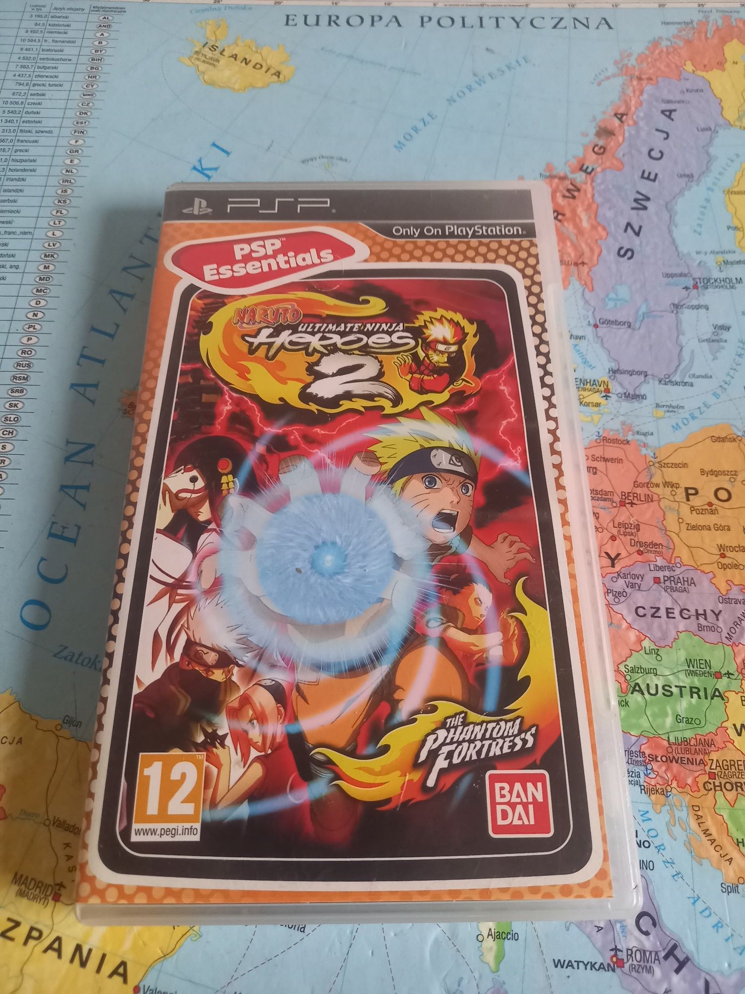 Gra Sony psp Naruto ultimate ninja Heroes 2