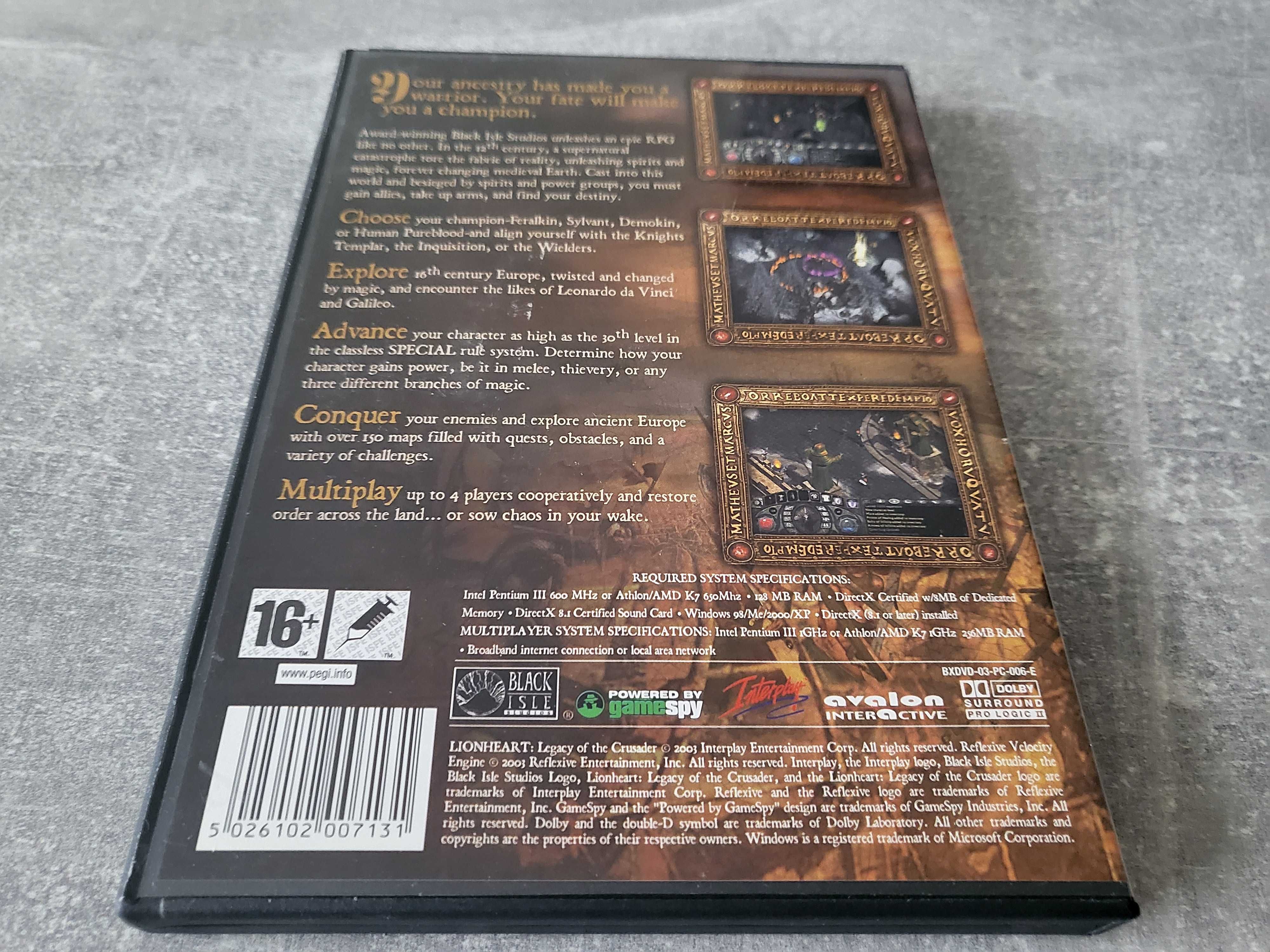 Lionheart Legacy of the crusader bonusowe cd