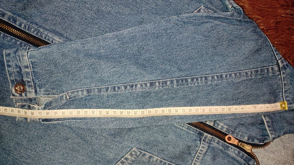 Джинсова куртка-рубашка