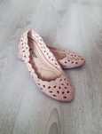 Haftowane baleriny w kwiaty rozmiar 37