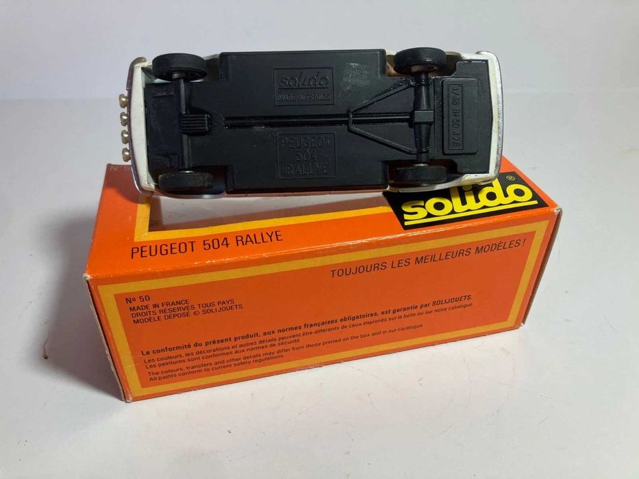 Peugeot 504 Ti   Solido (França) ref 50  #24 Rallye du Maroc 1976 1/43