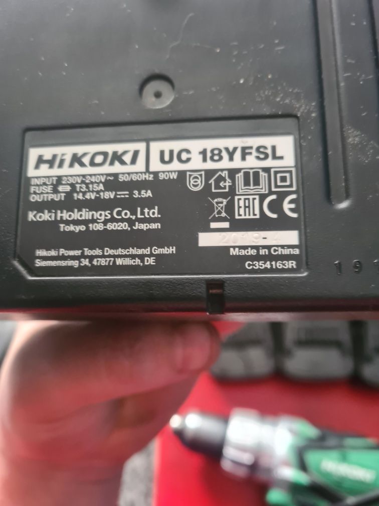 Hikoki wkrętarka DV 18DSDL 18V szlifierka G 18DSL