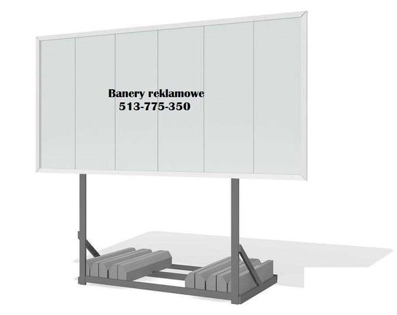 konstrukcje stalowe pod banery reklamowe / billboard reklama baner