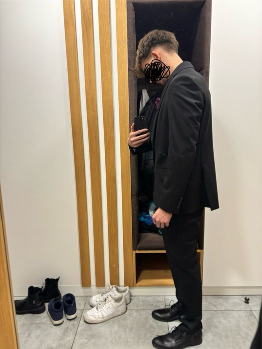 Garnitur na studniowke czarny 183cm 88 kg