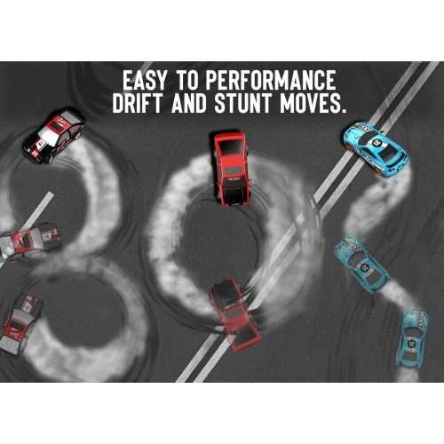 Racent model samochodu Drift King biały 1/24 4wd - silnik szczotkowy