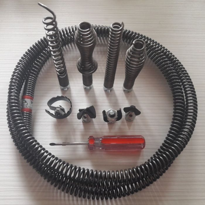 Набор прочистных насадок Rems,ridgid,rothenberger.Спирали