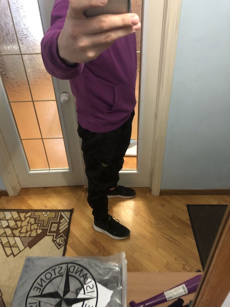 Штани Stone Island Nylon Metal black