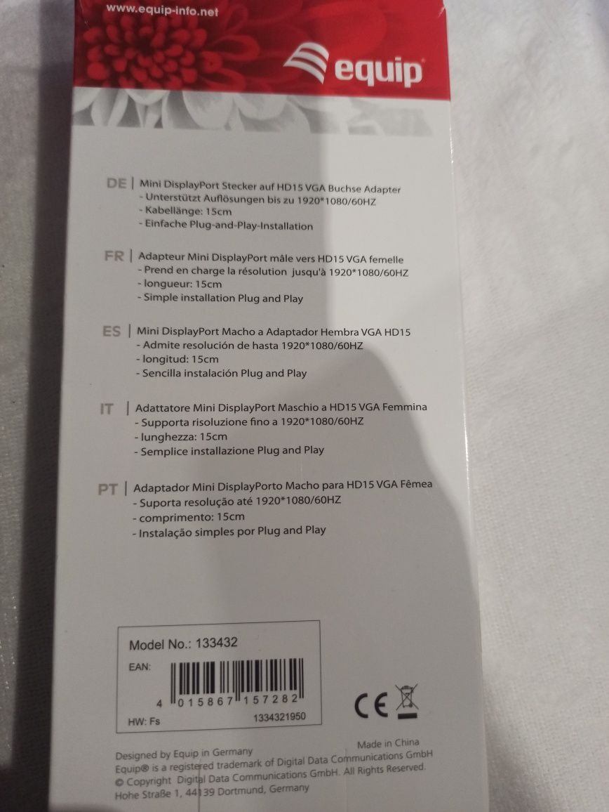 Przejściówka mini displayport