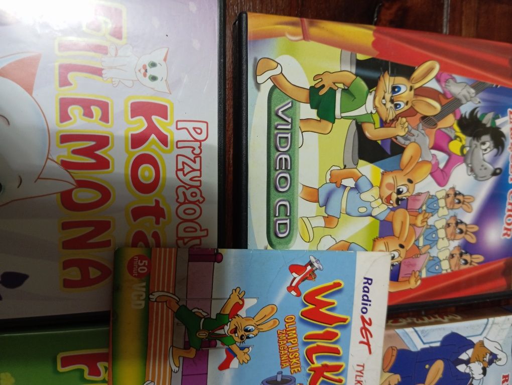 Wilk i zając, Kot Filemon, Asterix płyty CD VCD