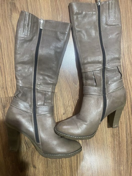 Чоботи Сапоги, високі 36розмір