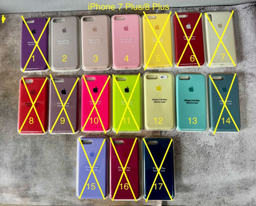 Full Чехол Silicone Case iPhone 6s 7+ 8 Plus Чохол Айфон