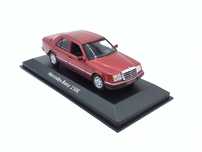 Mercedes-Benz 230E (W124) 1991 dark red - skala 1:43 - Maxichamps