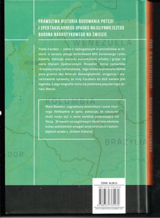 Sprzedam książkę Polowanie na Escobara Mark Bowden