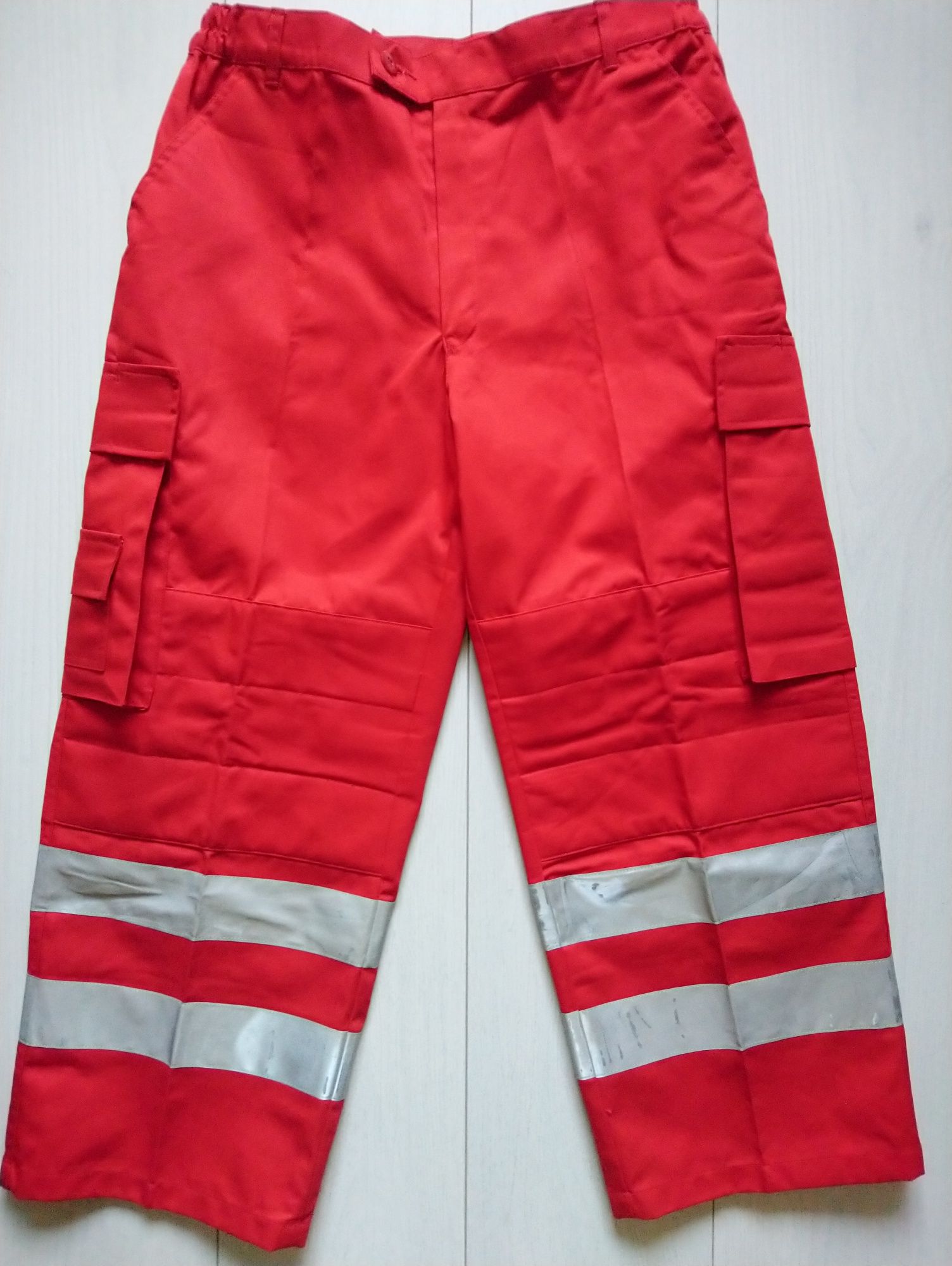 Нові робочі штани з світловідбиваючими полосками М/L розмір 26