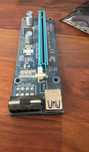 6 sztuk Riser PCI-E PCI Express 1x do 16x Adapter molex
