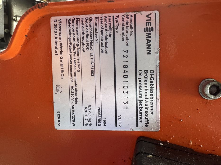 Palnik olejowy Vissmann 60-130 KW