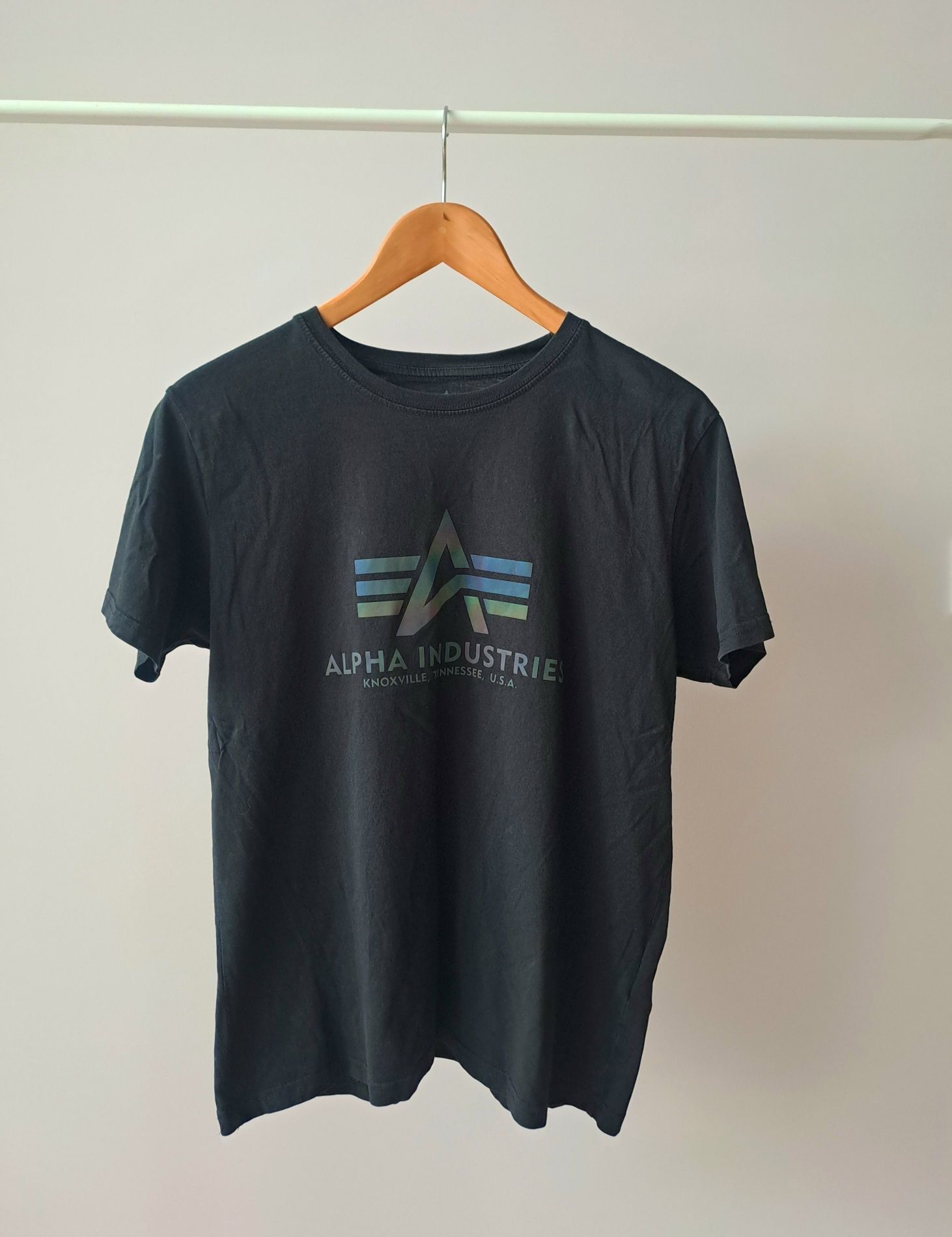 Damska/unisex koszulka t-shirt Alpha Industries multicolor r.M