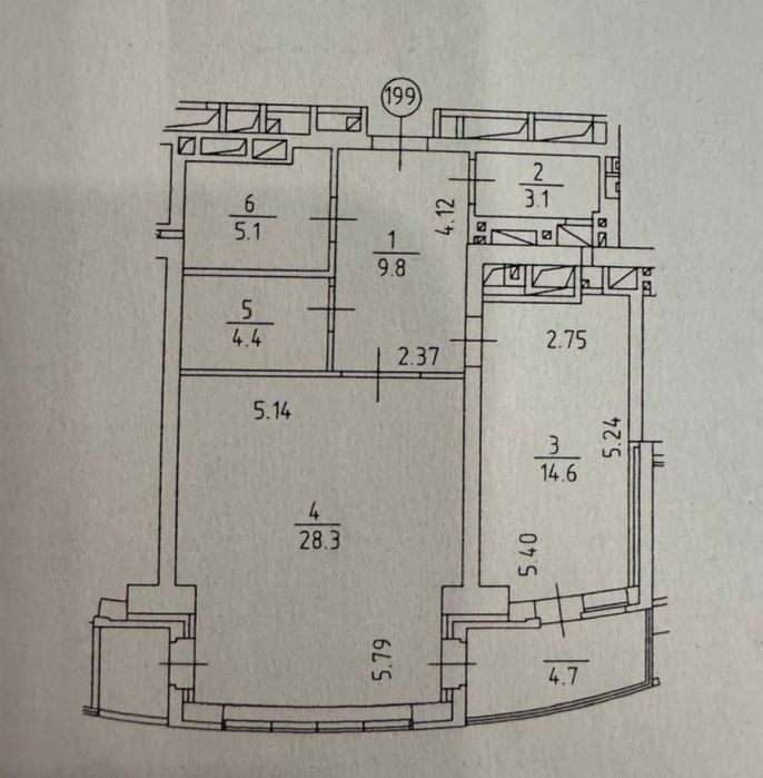 Продаж 1к квартири в центрі Києва - бул. Лесі Українки, 7А
