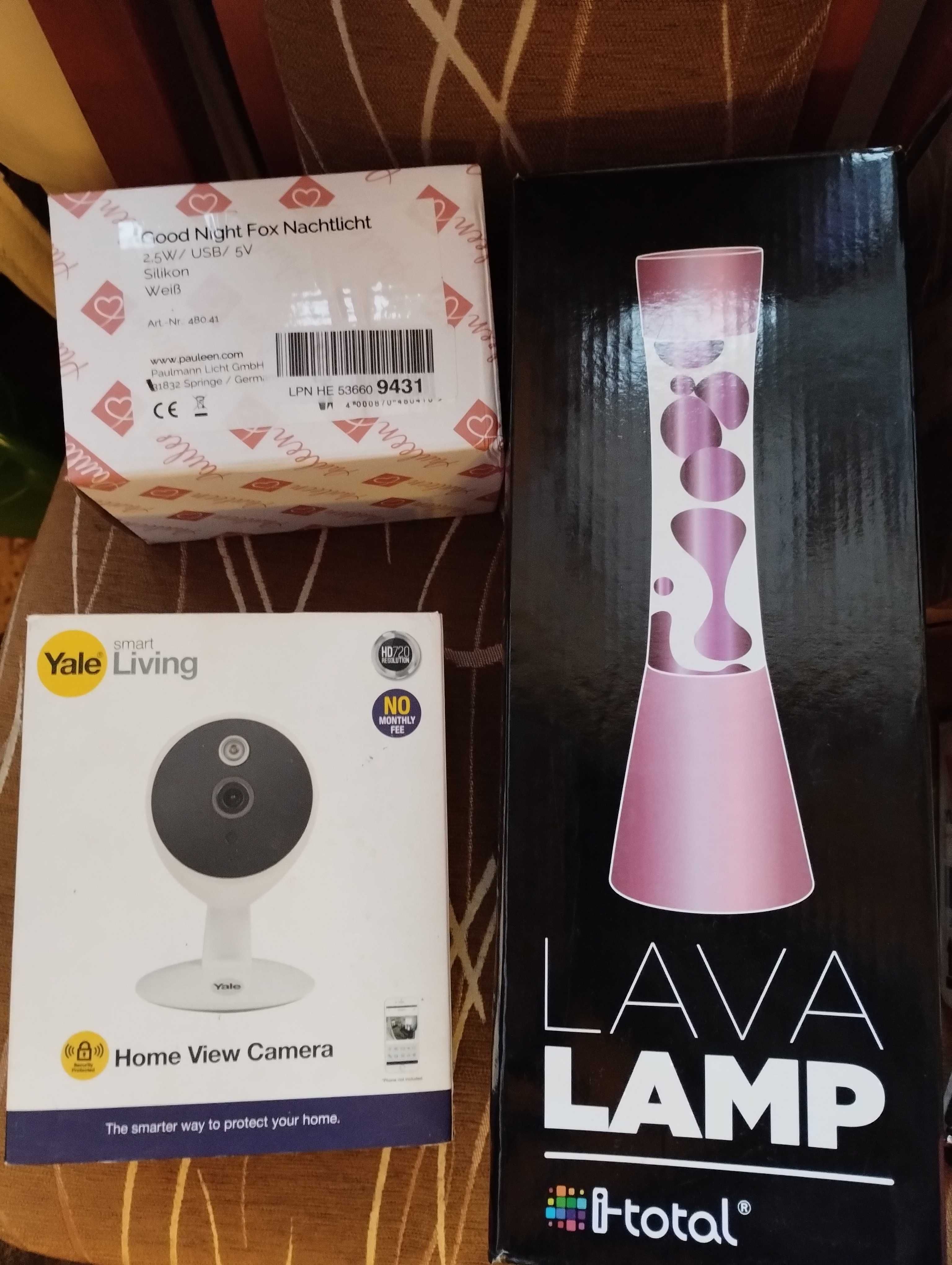 Lampa LED kamera domowa YALE lamp do aparatu YUASA Polaroid LAVA pilot