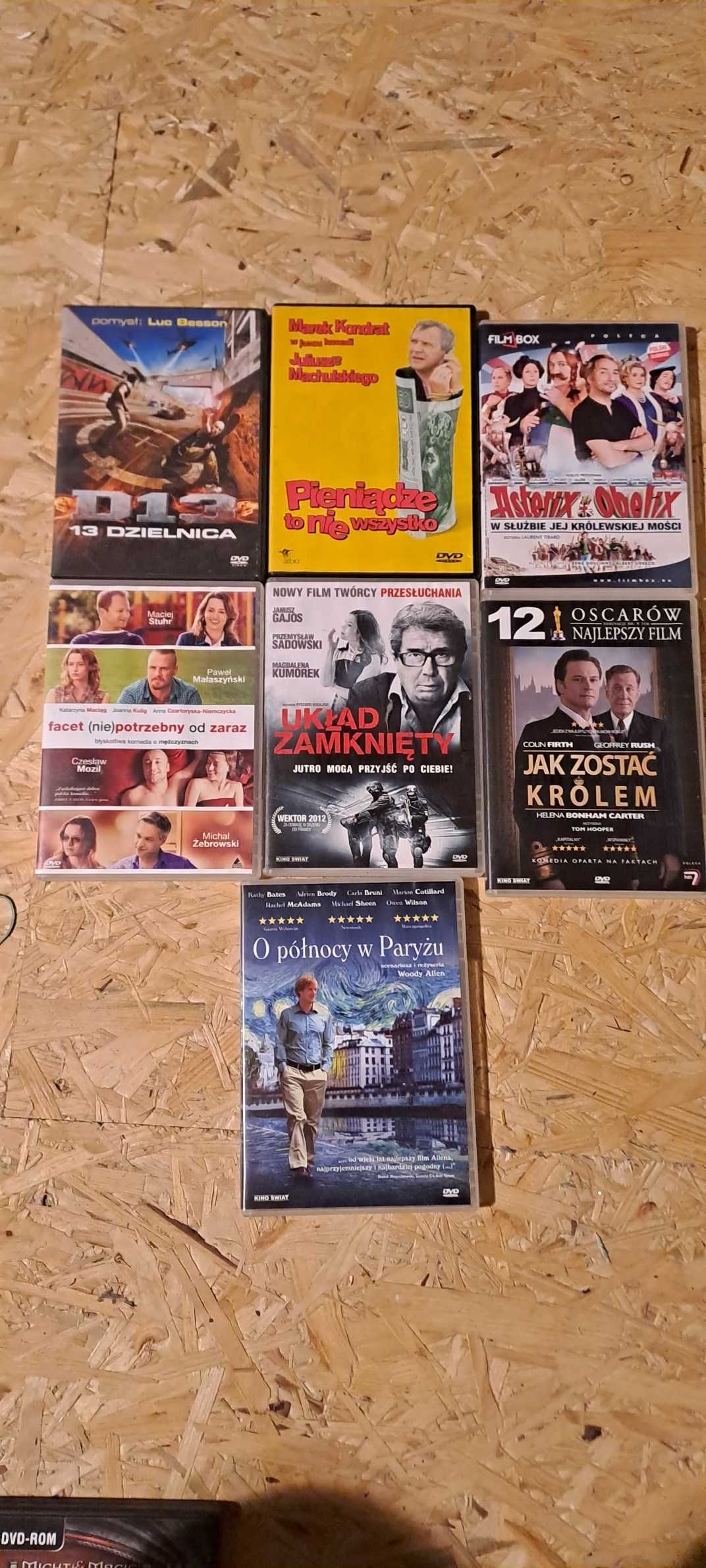 Filmy na DVD 7sztuk