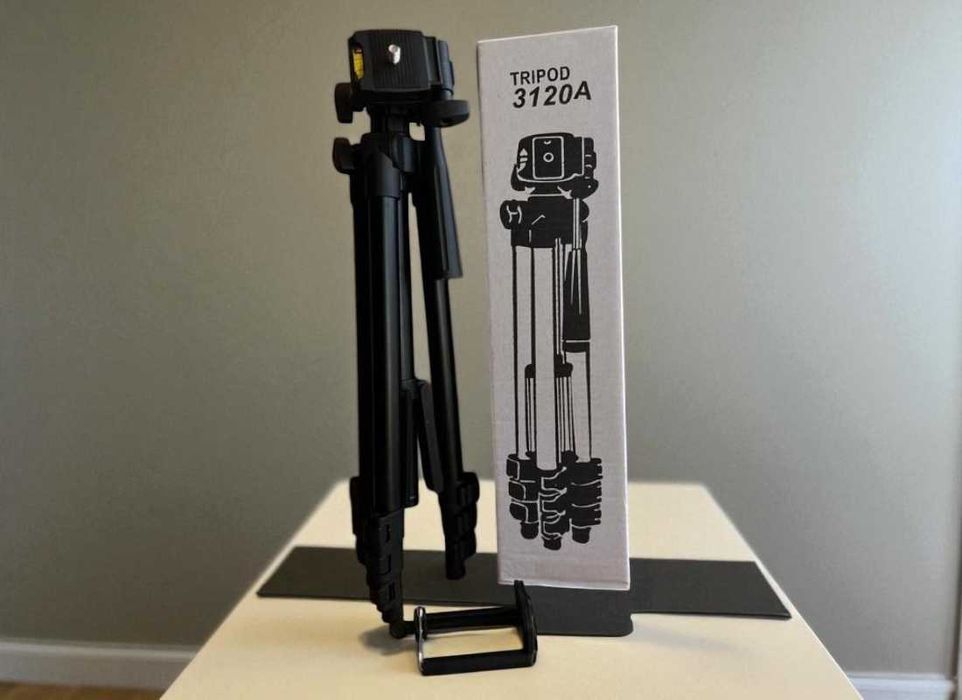 Металевий штатив трипод для телефону, тринога Tripod 3120 35-102 см