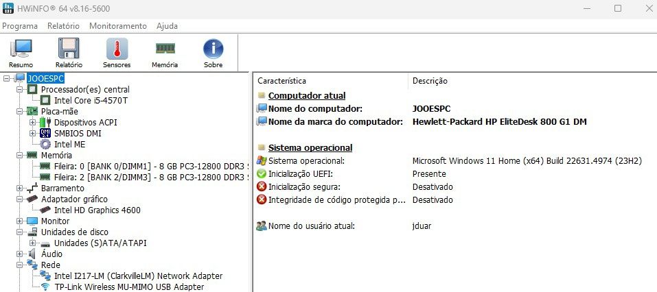 HP Mini G1 - i5-4570T 16GB RAM, 480GB SSD