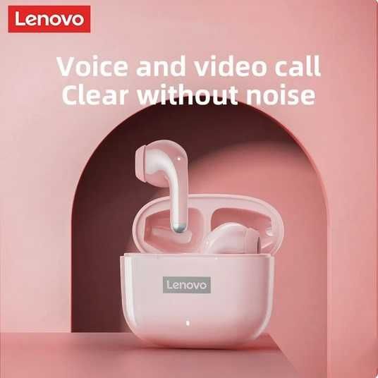 Lenovo LP40 Pro słuchawki bezprzewodowe Bluetooth 5.0 douszne różowe