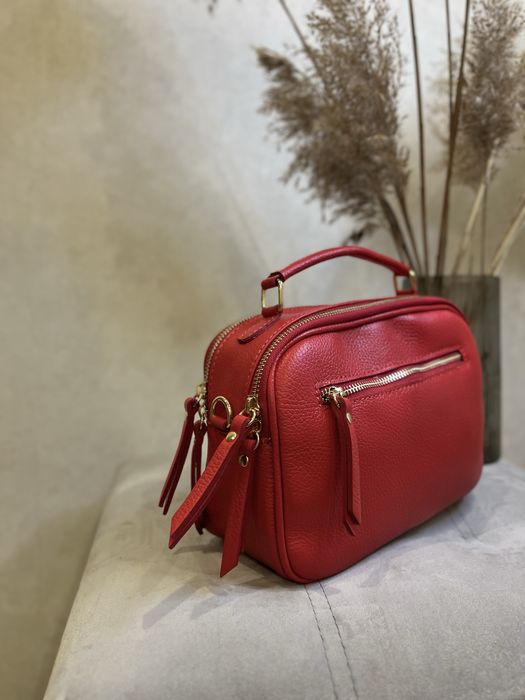 Шкіряна сумка Італія Virginia Conti Висока якість