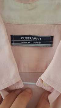 Camisa rosa • Quebramar básica • S
