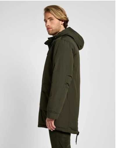 Kurtka Lee TACTICAL  ocieplana wodoodporna zielona kurtka z kapturem L