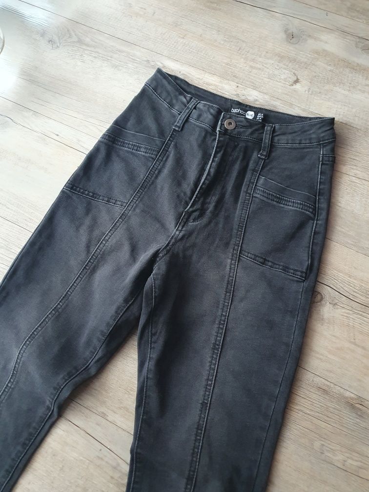 Spodnie jeansowe slim skinny rurki wysoki Stan r. XS/s