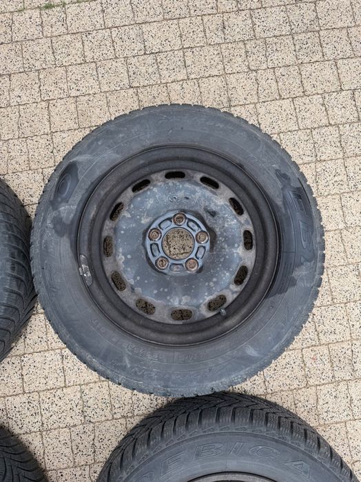 Felgi stalowe 5x108 + Opony Zimowe 195/65 R15" Ford Focus II MK2 04-11