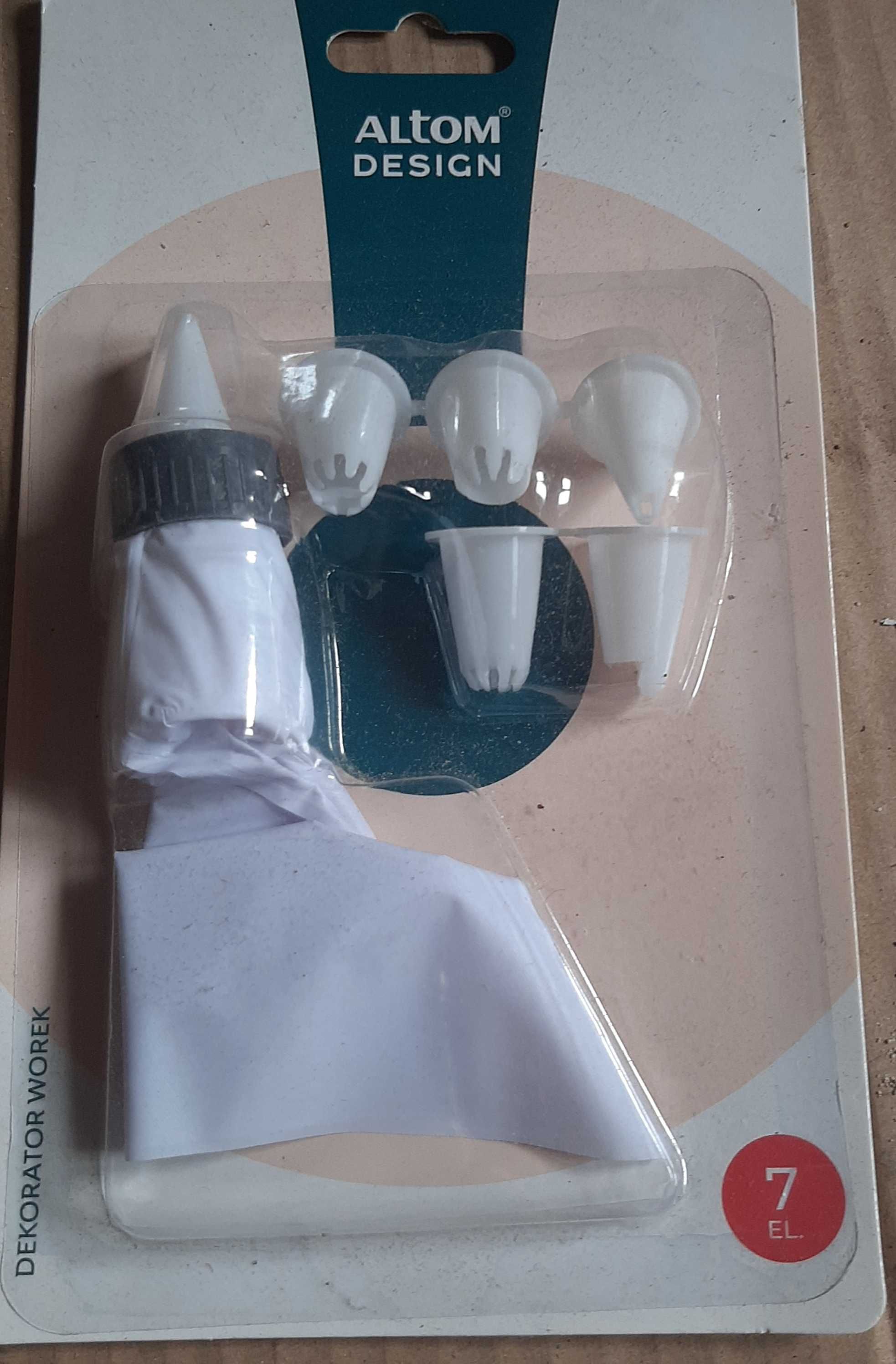 Rękaw cukierniczy Dekorator worek Altom 7 el