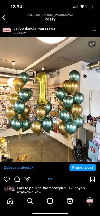 Balony dostawa Warszawa
