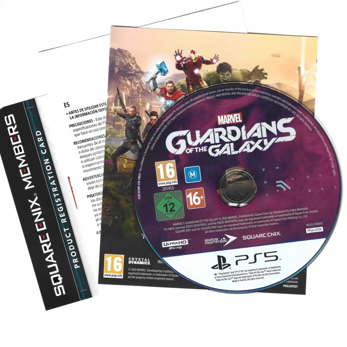 Marvel’s Guardians of the Galaxy - PS5 - Complete w/ Flip Cover