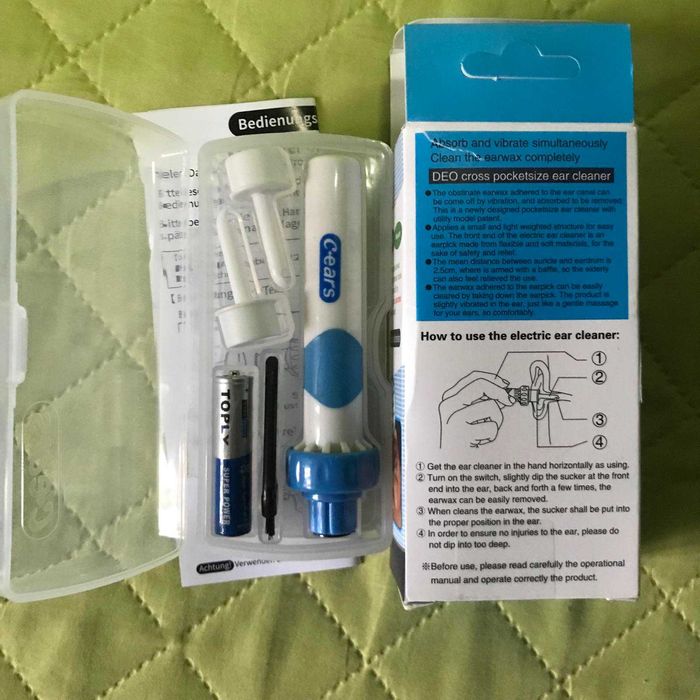 Портативний автоматичний електричний пристрій для чищення вух C-ears