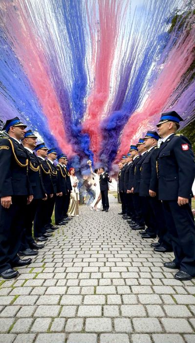 Wiatraki iskier wodospad ciężki dym fontanny