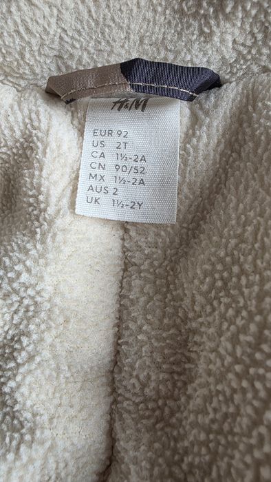 Зимовий термо комбінезон леопард від h&m ріст 92