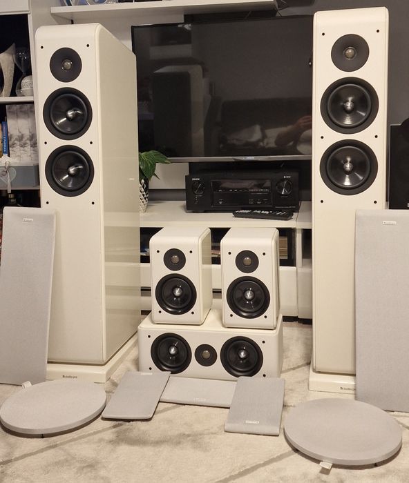 Kolumny Zestaw kolumn Audio Pro Avanto HTS 5.0 biały, szwedzka marka