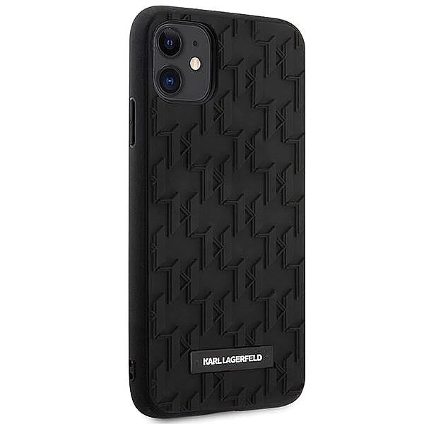 Etui Karl Lagerfeld 3D Monogram na iPhone 11 / Xr - czarne