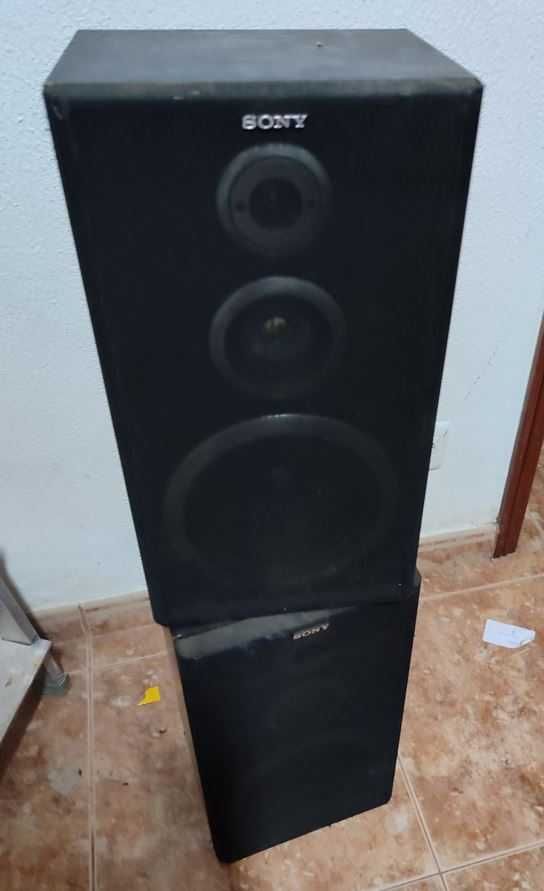 Colunas Sony modelo SS-A302/B, 70 Watts