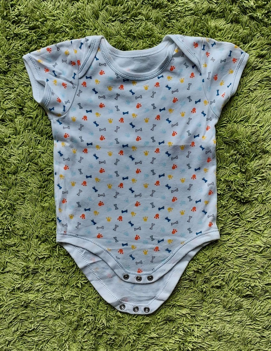 2 x body kopertowe chłopięce z krótkim rękawem 92 cm 18-24 m-ce