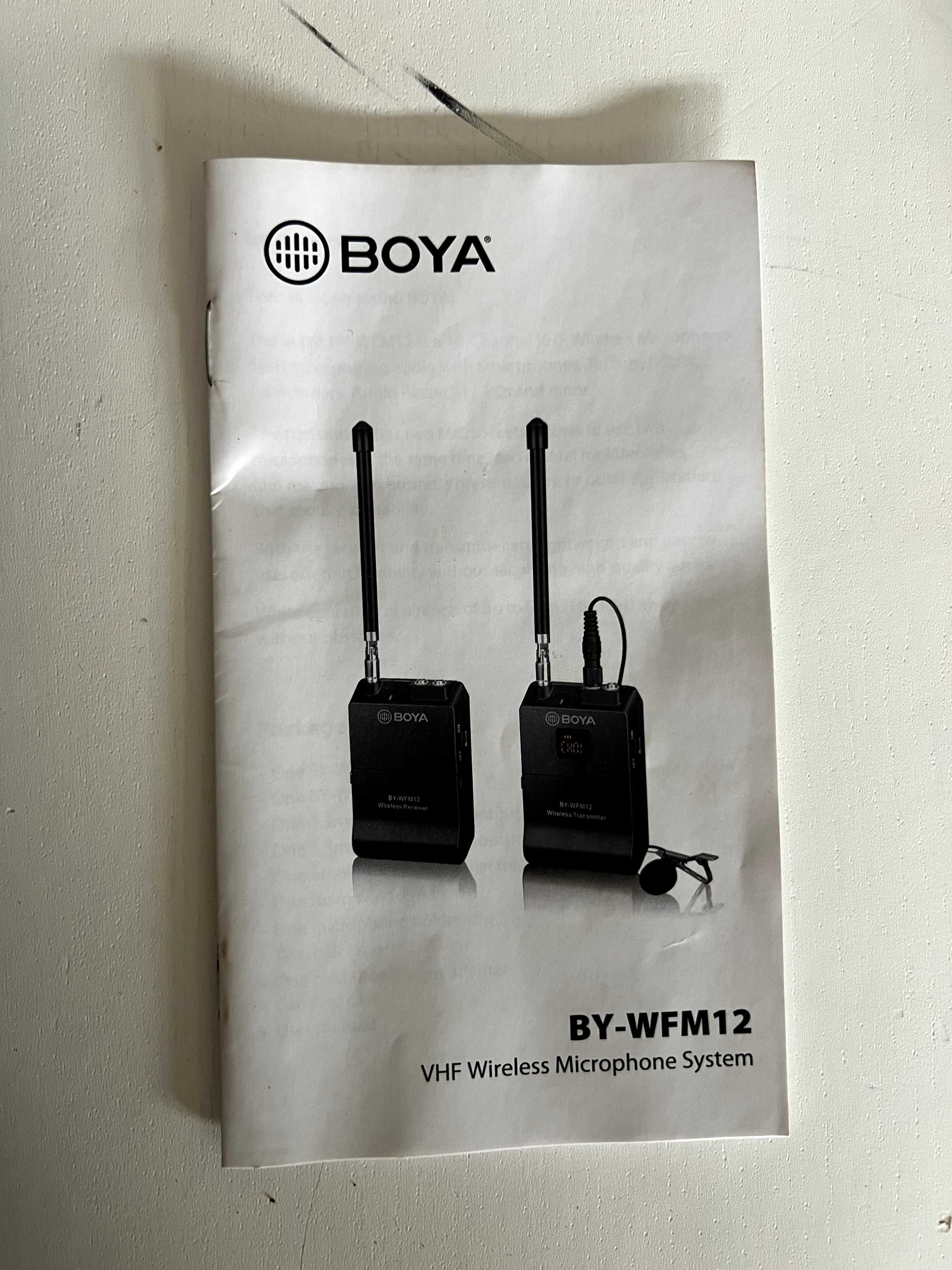 1 vhf wireless microphone system boya  BY-WFM12