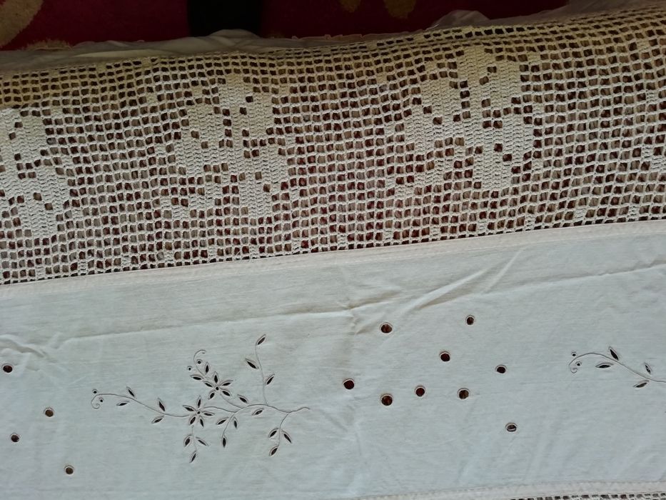 Colcha cama de casal com mais de 50 anos