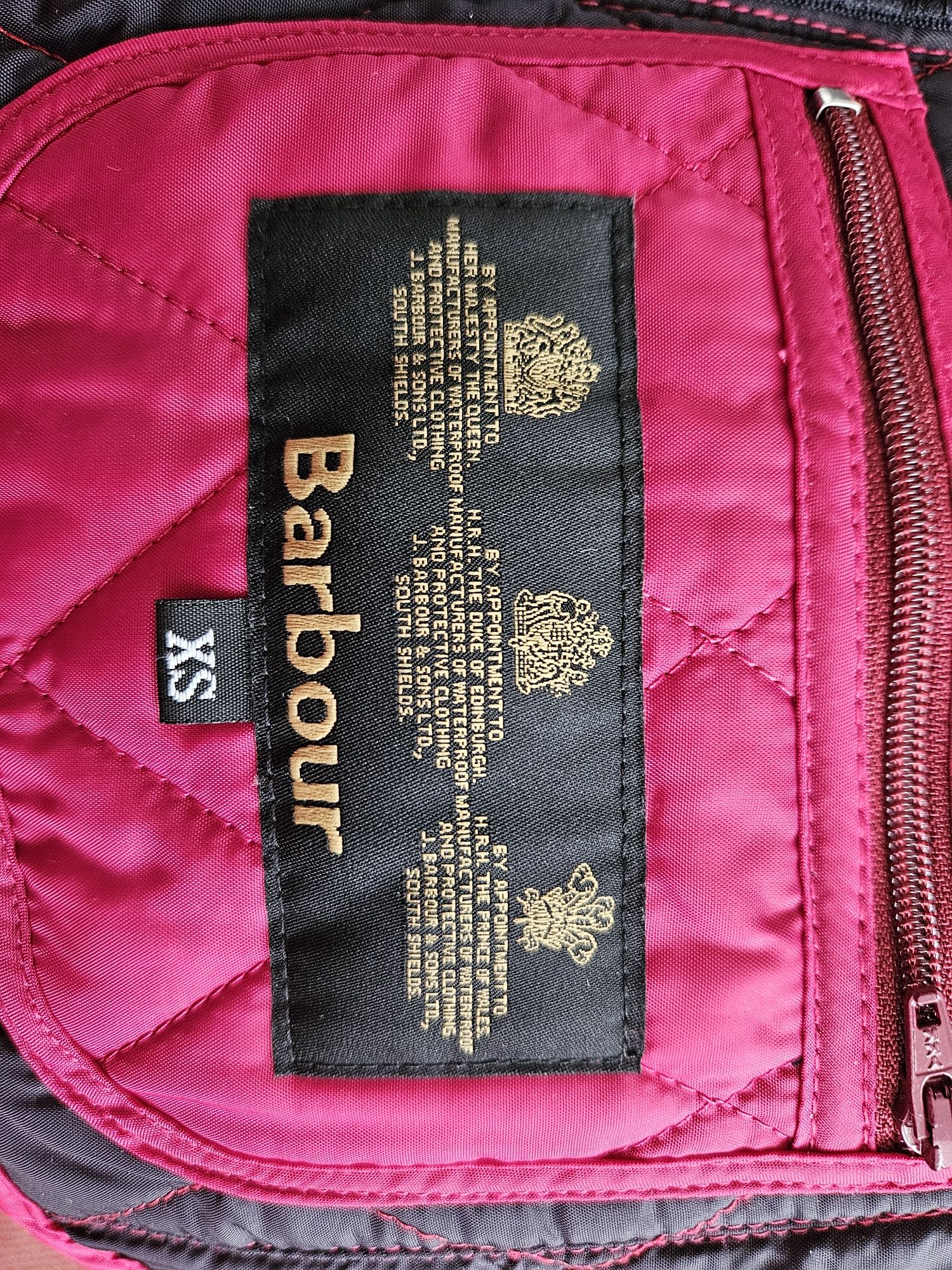 Kurtka pikowana Barbour, rozm XS