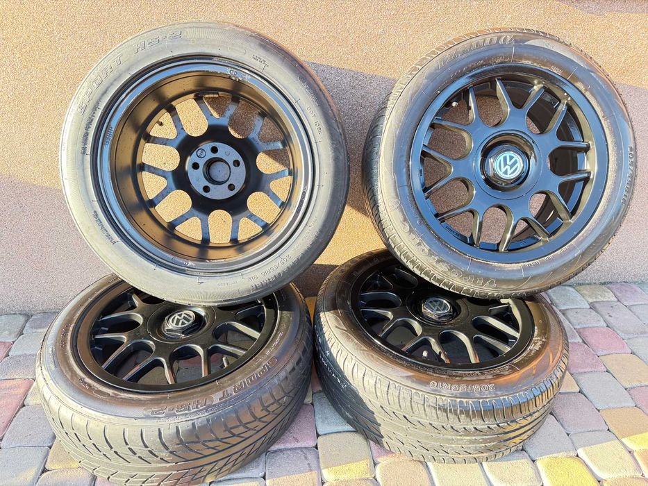 Тітанові діски BBS 5*100 R16 VW Golf 4-Skoda rapid-faBia-Audi 3