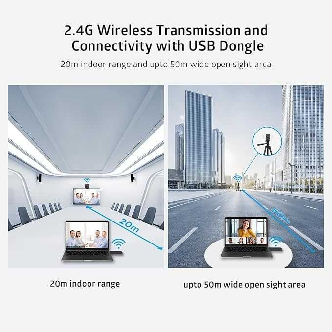 TOALLIN Bezprzewodowa kamera internetowa,1080p Full HD (151b)