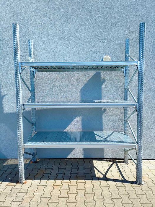 Regał do warsztatu do magazynu Metalsistem meble używane 280x88